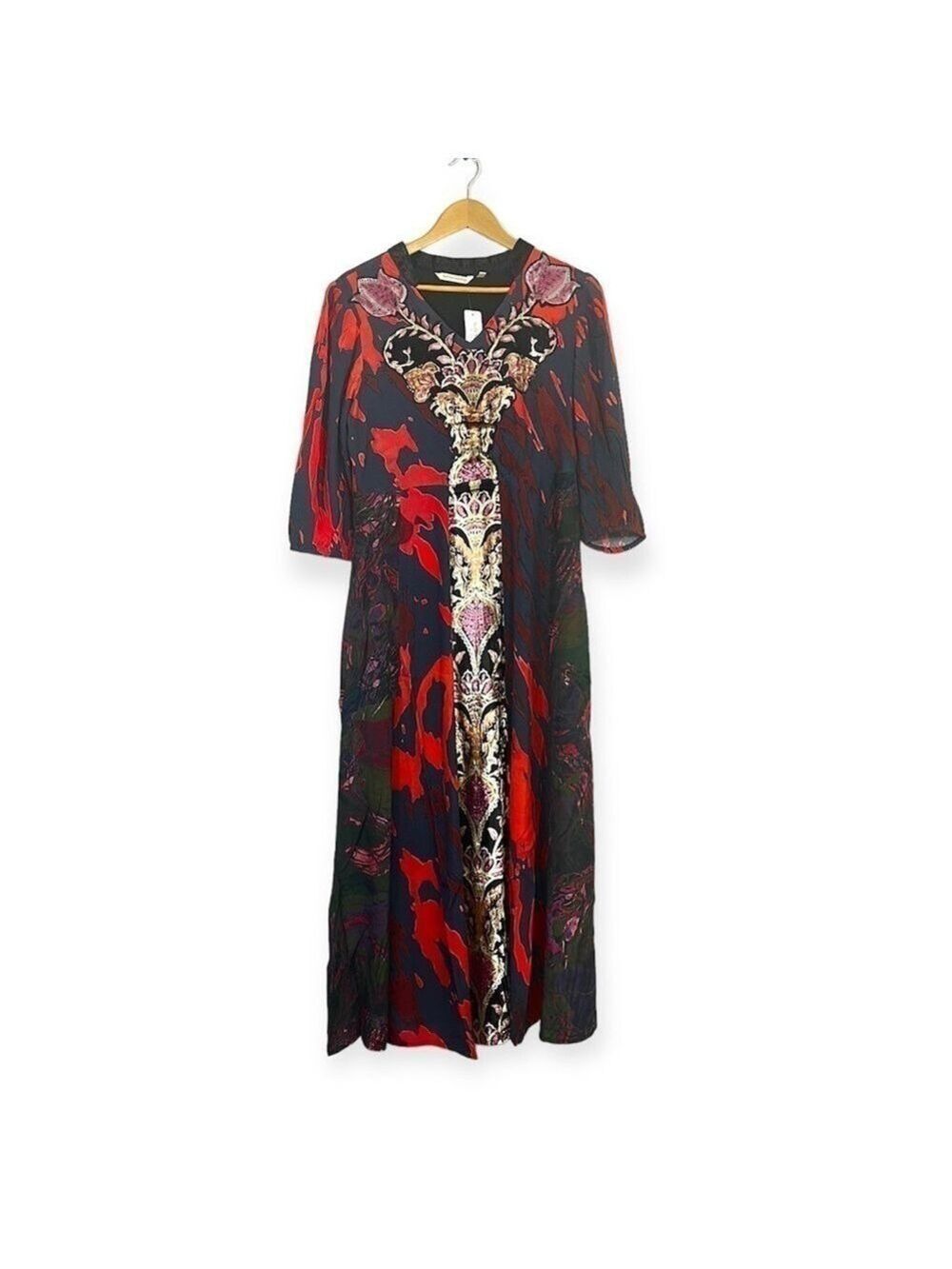 Soft Surroundings Boho Velvet Front Epiphany Maxi Dress Size 6 New - Picture 3 of 15